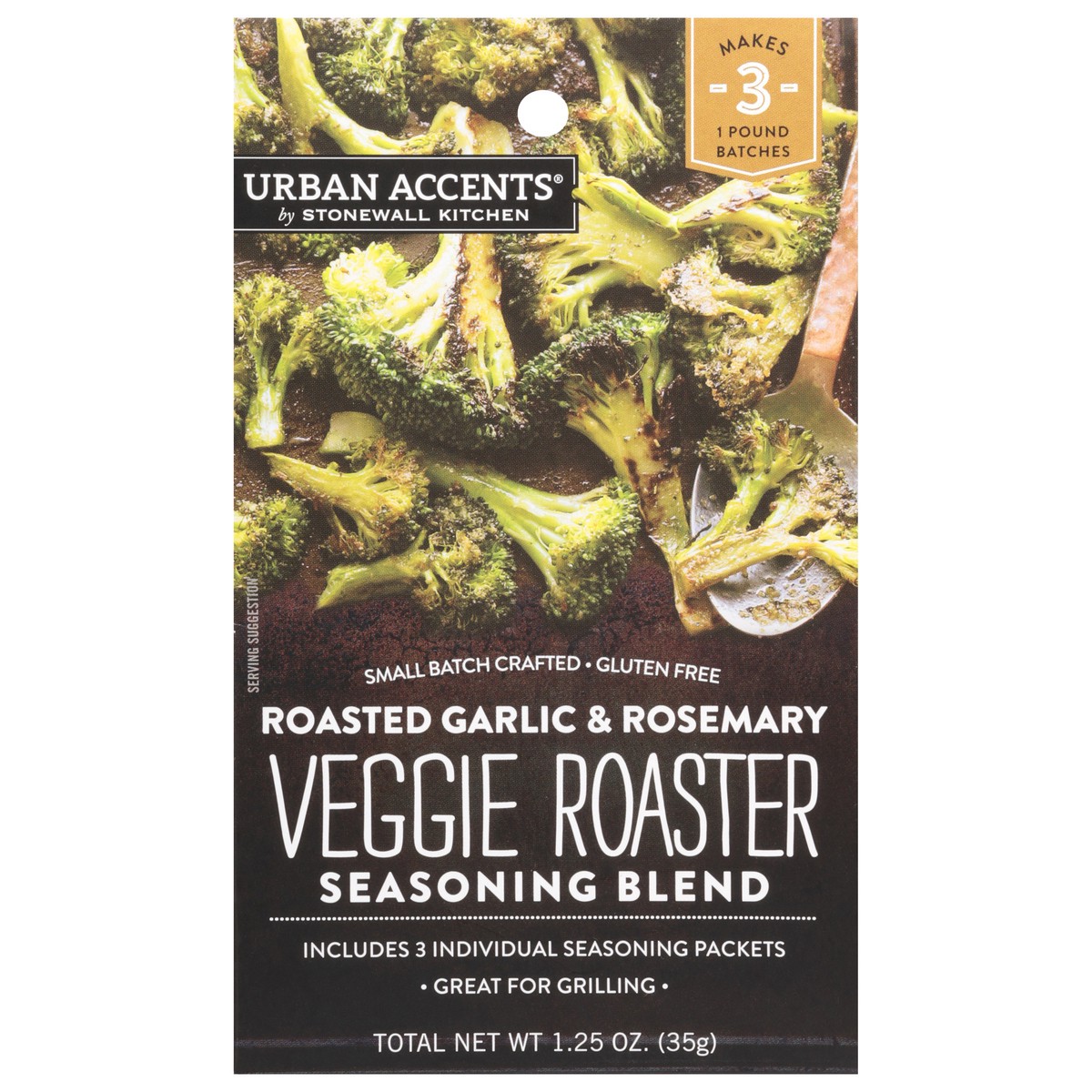 slide 1 of 13, Urban Accents Veggie Roaster Roasted Garlic & Rosemary Seasoning Blend 1.25 oz, 1.25 oz