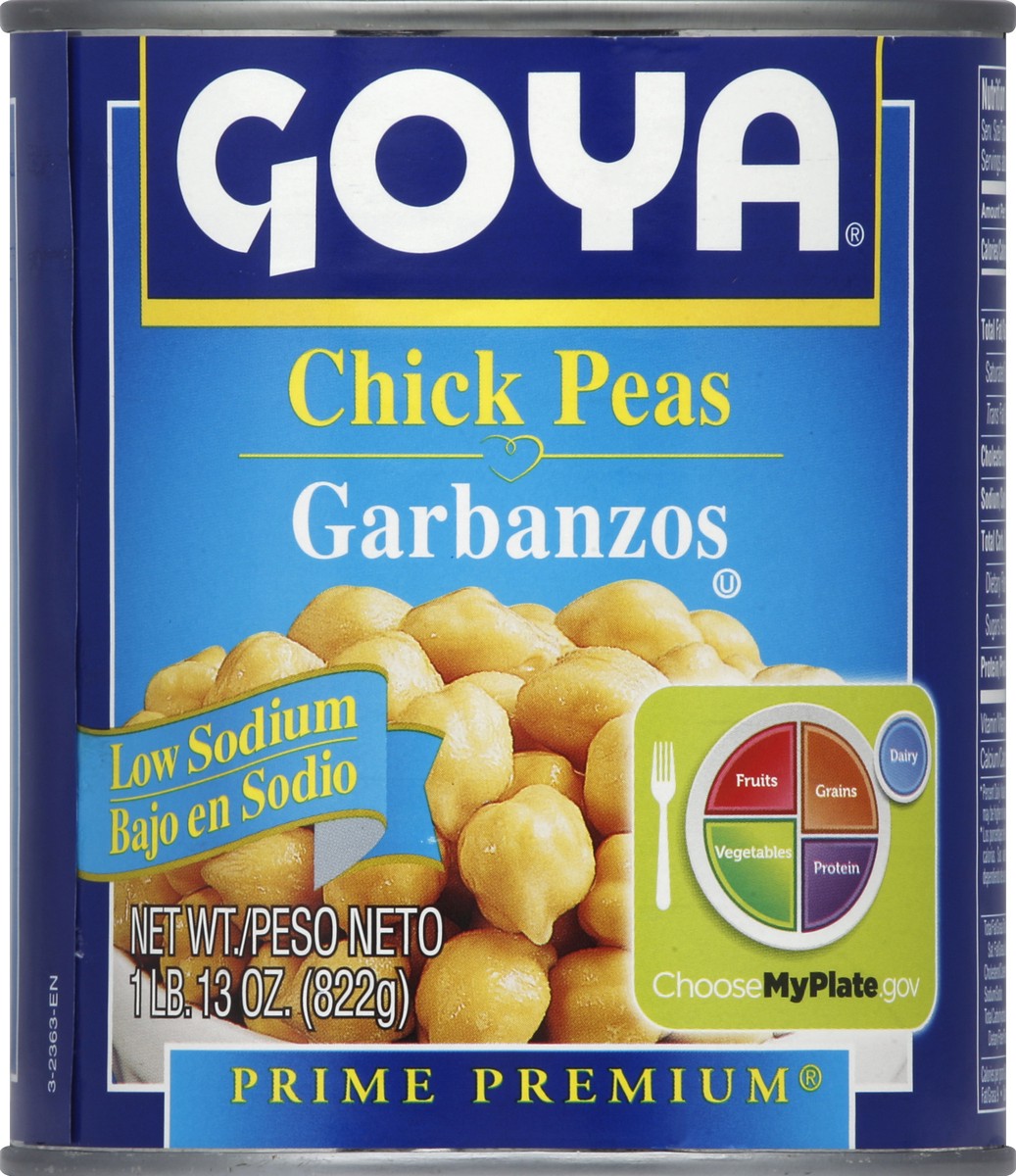 slide 2 of 2, Goya Low Sodium Garbanzos Chick Peas 29 oz, 29 oz