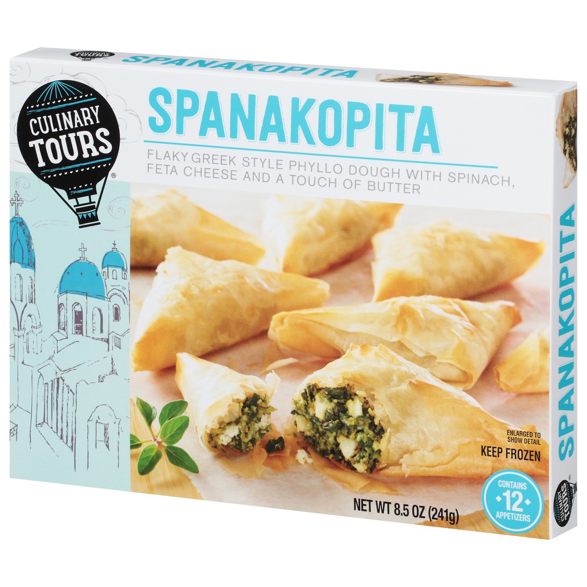 slide 14 of 14, Culinary Tours Spanakopita 12Ct, 8.5 oz