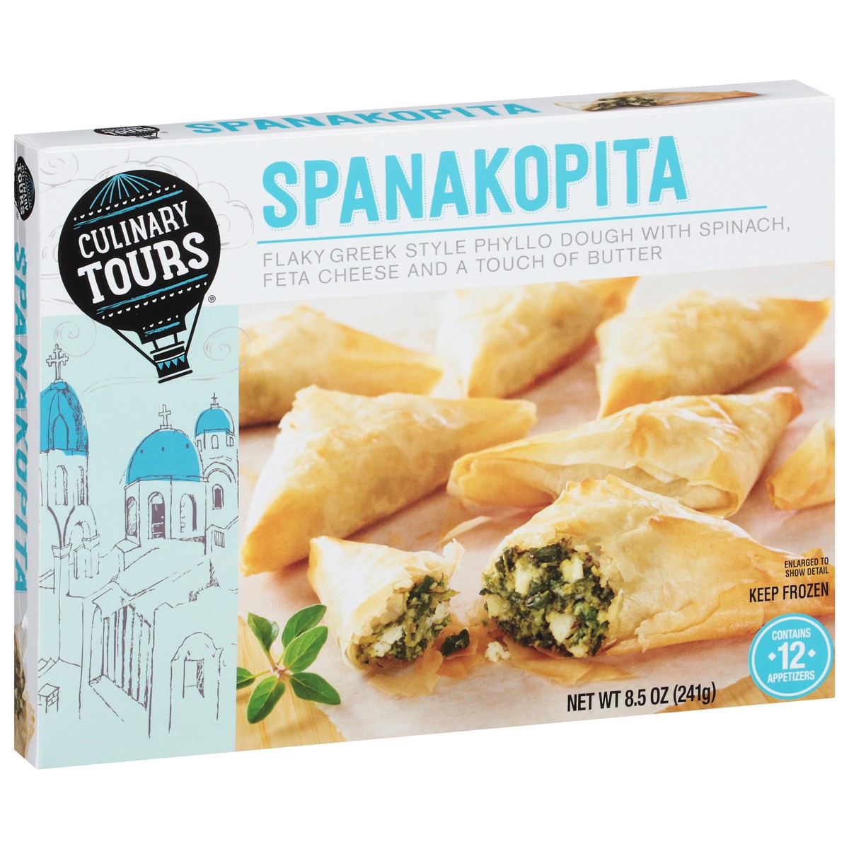 slide 7 of 14, Culinary Tours Spanakopita 12Ct, 8.5 oz