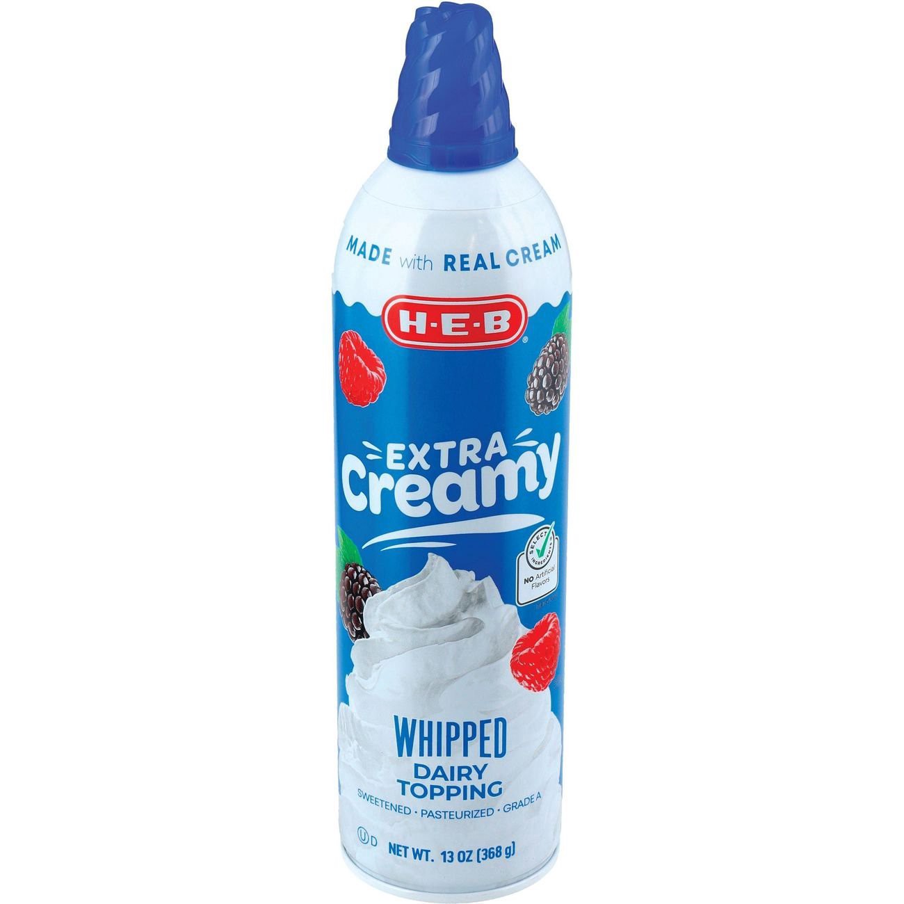 slide 1 of 1, H-E-B Whipped Dairy Topping – Extra Creamy, 13 oz