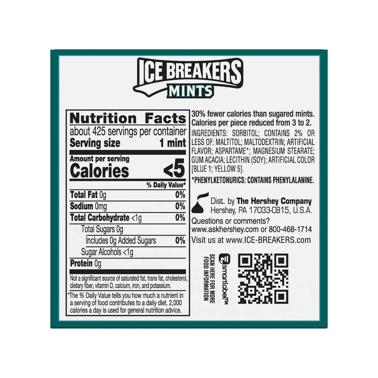 slide 6 of 8, Ice Breakers Wintergreen Sugar Free Breath Mints Tins, 1.5 oz (8 Count), 1.5 oz