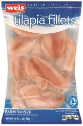 Weis Fresh from the Dock Individually Quick Frozen Tilapia Fillets