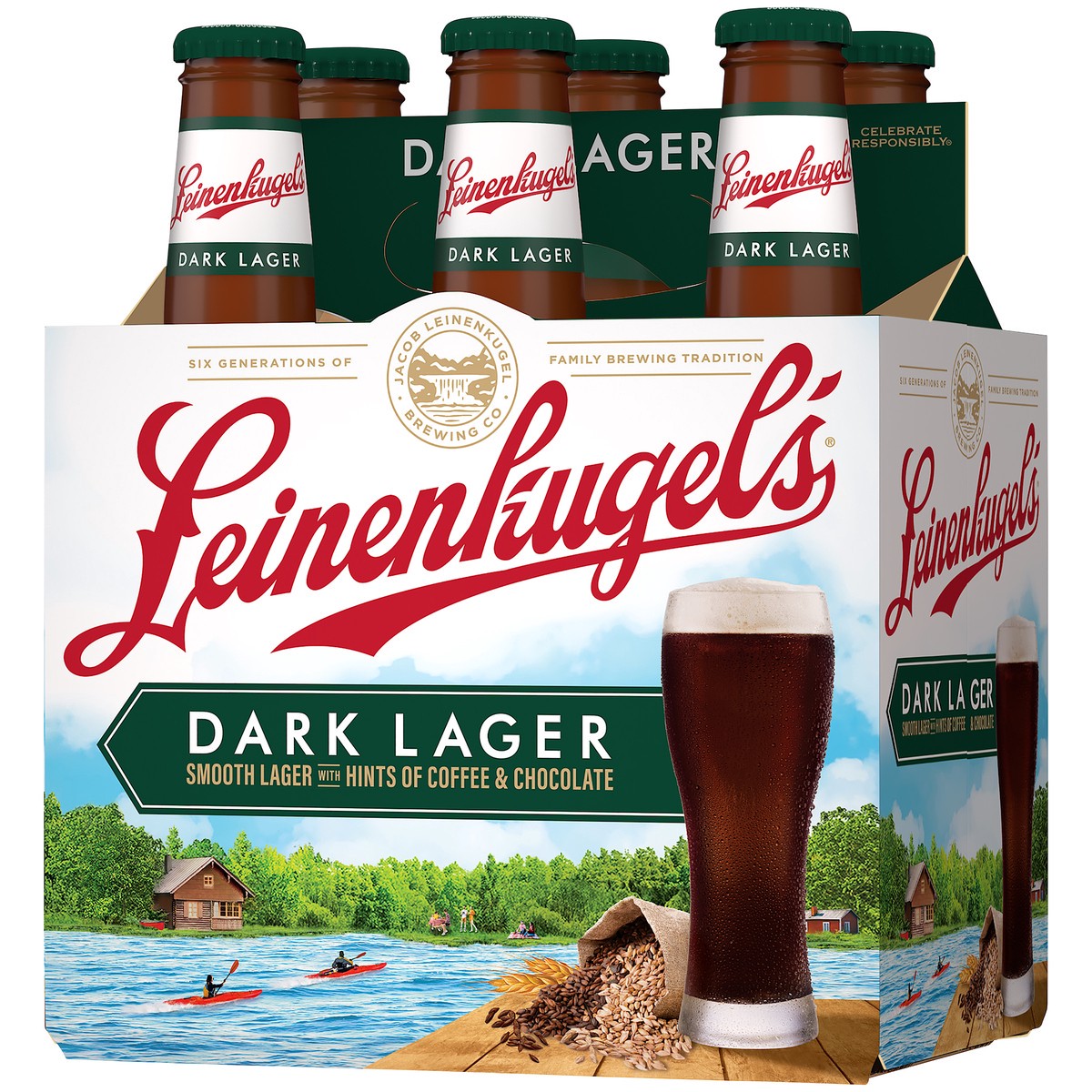 slide 9 of 12, Leinenkugel's American Dark Lager, 6 ct; 12 fl oz