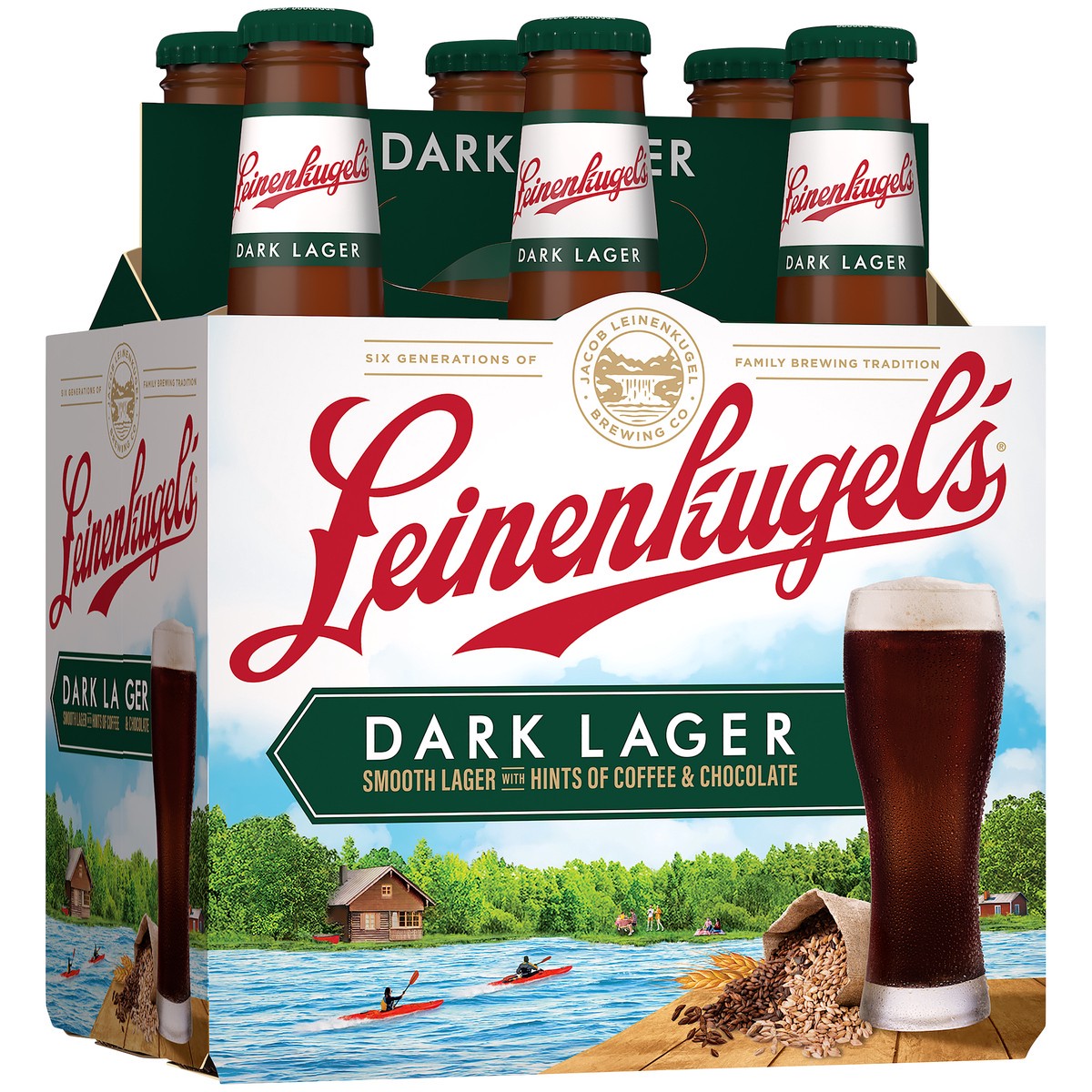 slide 10 of 12, Leinenkugel's American Dark Lager, 6 ct; 12 fl oz