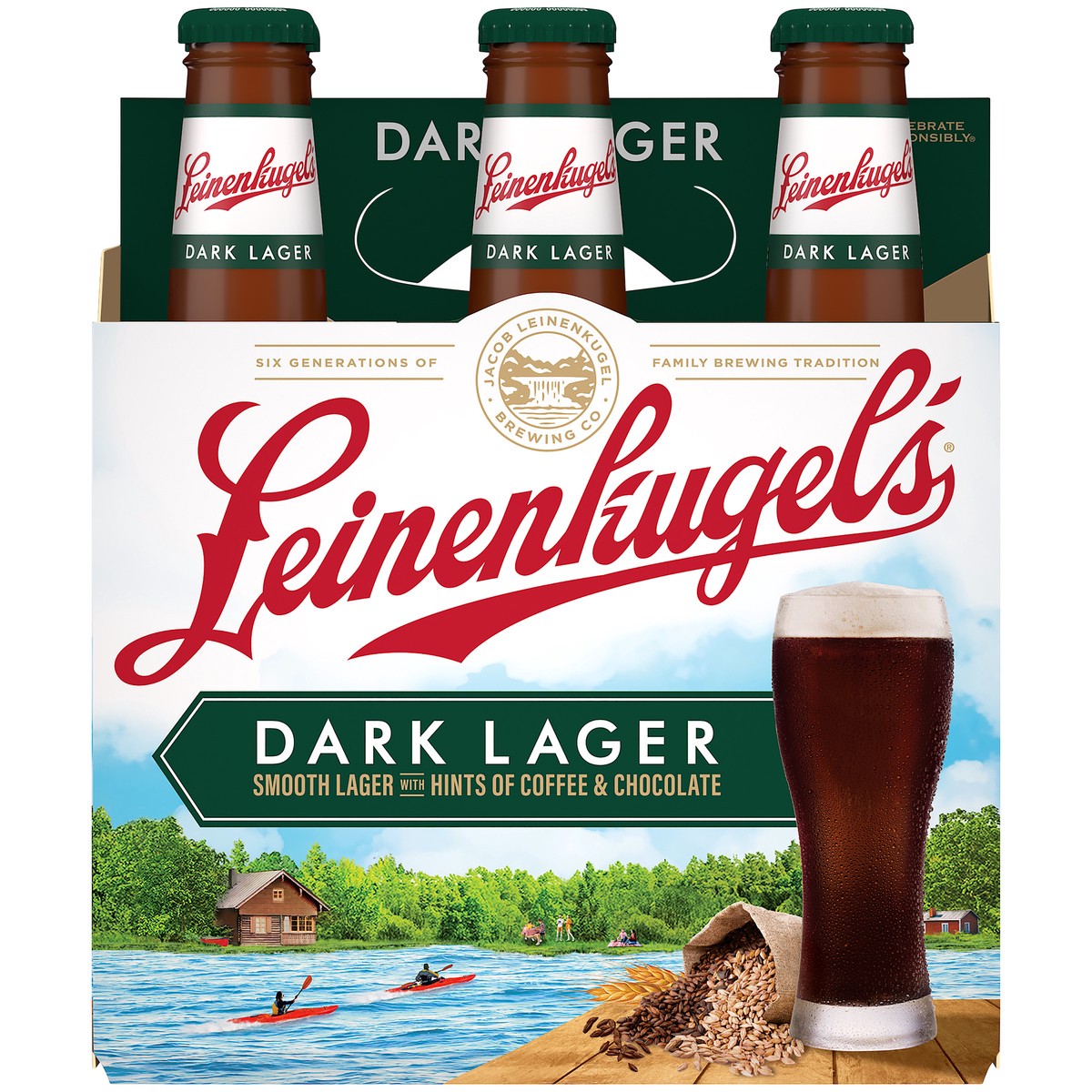 slide 5 of 12, Leinenkugel's American Dark Lager, 6 ct; 12 fl oz