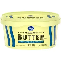 Kroger Spreadable Butter With Olive Oil & Sea Salt