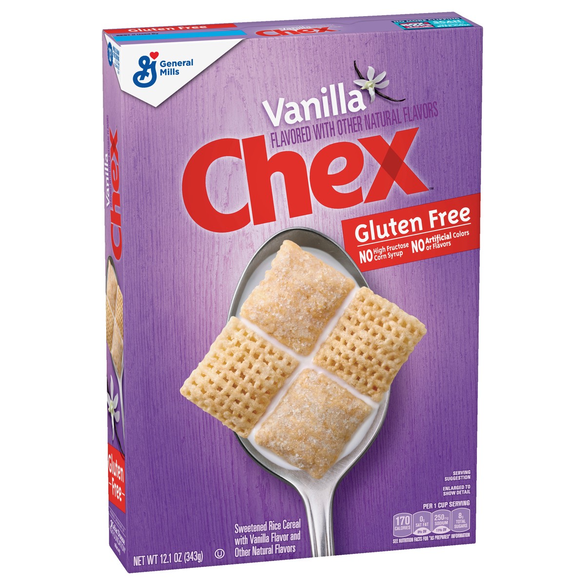 slide 2 of 9, Chex Vanilla Chex Cereal, 12.1 oz