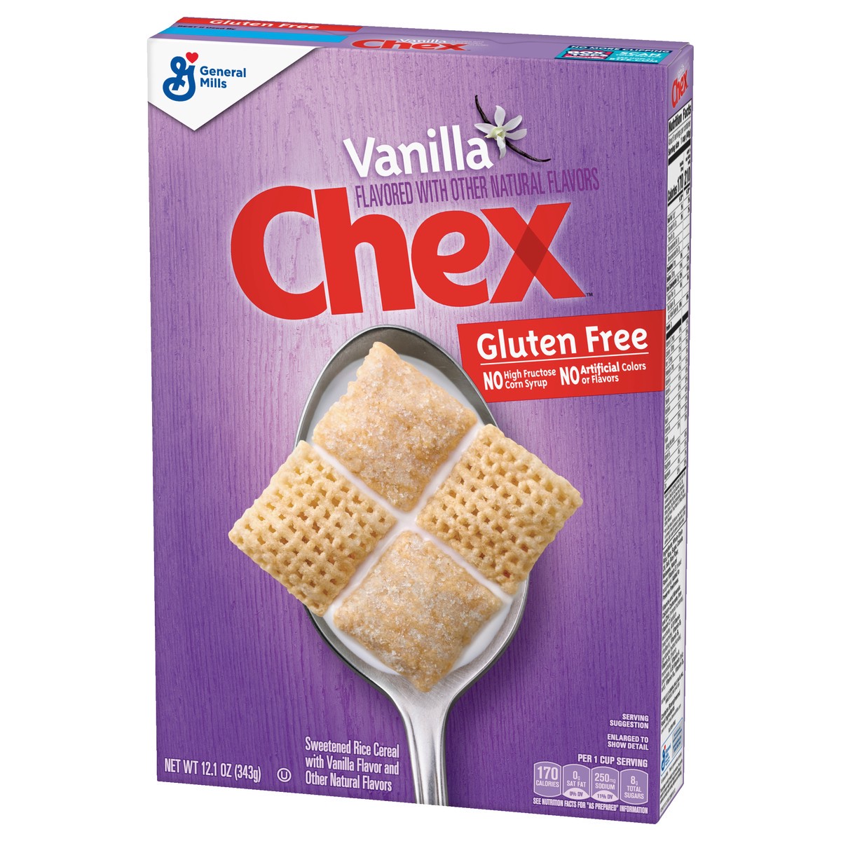 slide 3 of 9, Chex Vanilla Chex Cereal, 12.1 oz