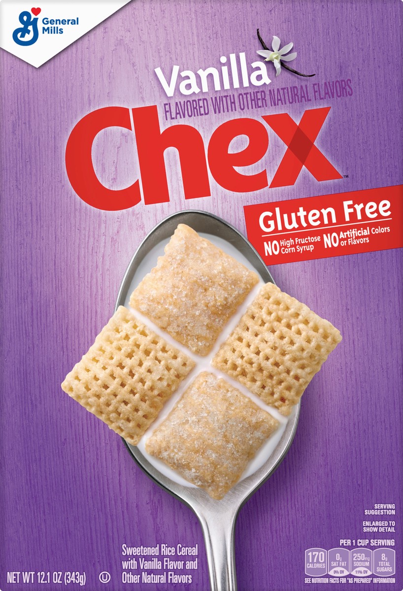 slide 6 of 9, Chex Vanilla Chex Cereal, 12.1 oz