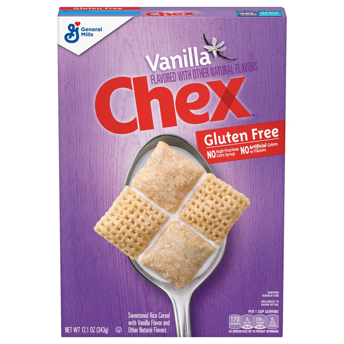 slide 1 of 9, Chex Vanilla Chex Cereal, 12.1 oz