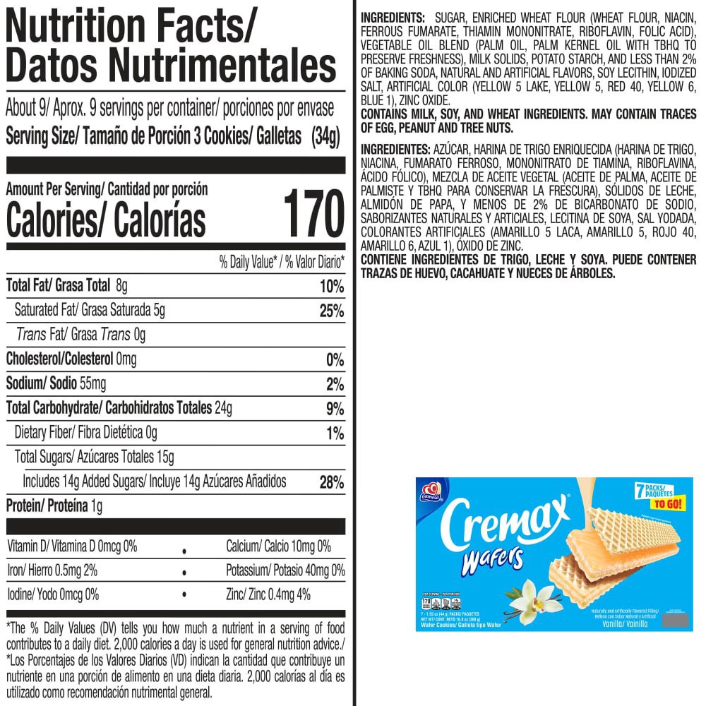slide 6 of 6, Gamesa Crmx Vanilla Cookies, 10.8 oz