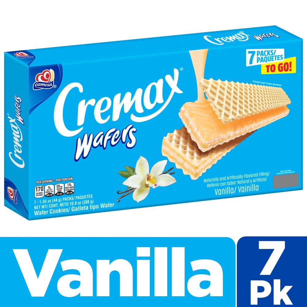 slide 1 of 6, Gamesa Crmx Vanilla Cookies, 10.8 oz