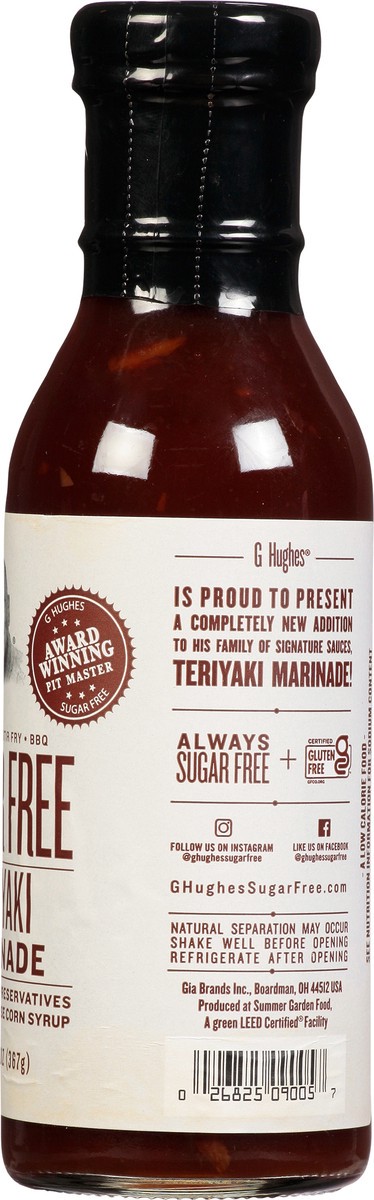 slide 5 of 12, G Hughes Sugar Free Teriyaki Marinade 13 oz, 13 oz
