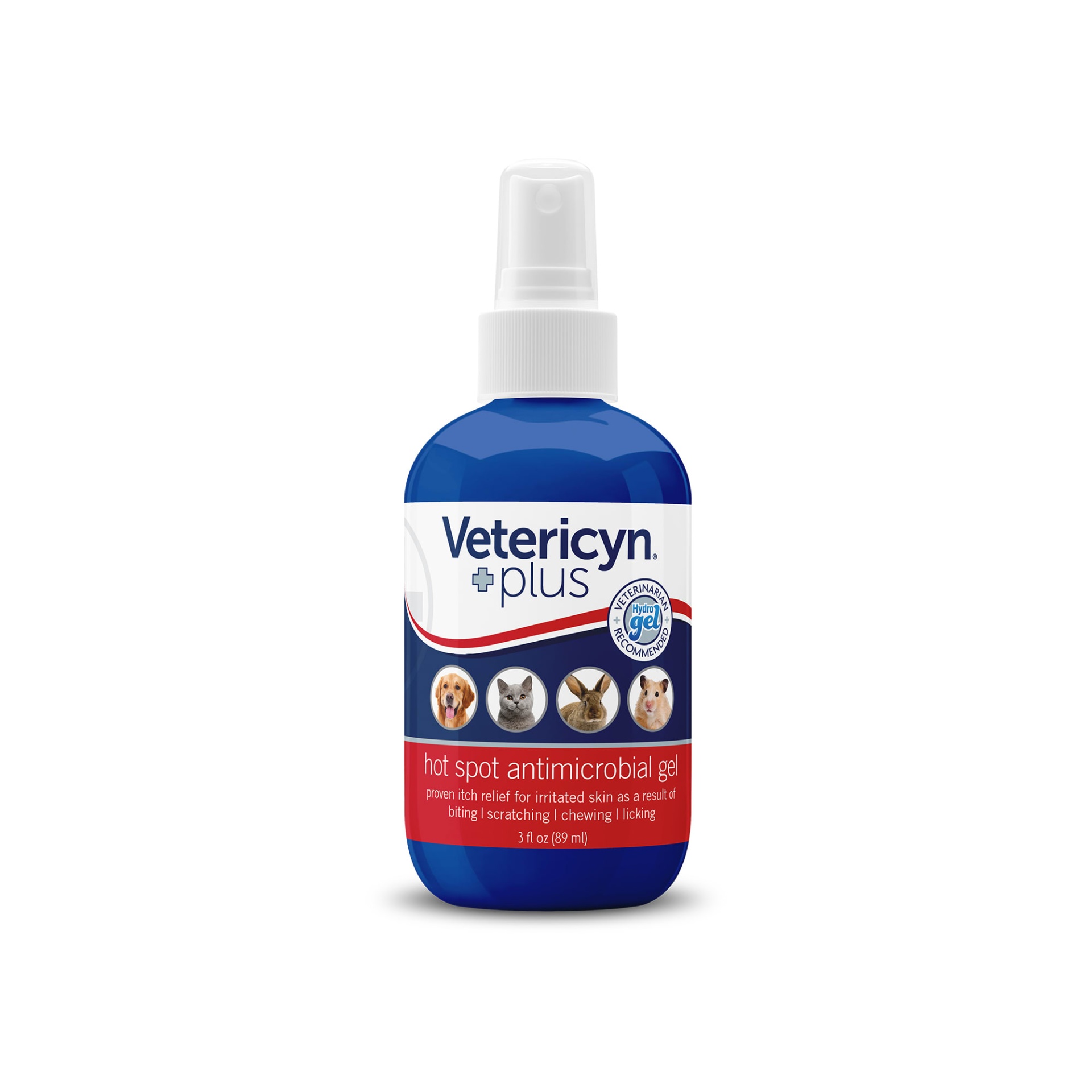 slide 1 of 1, Vetericyn Plus Plus Hot Spot Antimicrobial Gel for Dogs, 3 fl oz