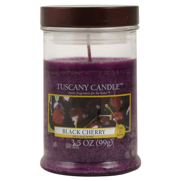 slide 1 of 1, Tuscany Jar Candle, Black Cherry, 3.5 oz