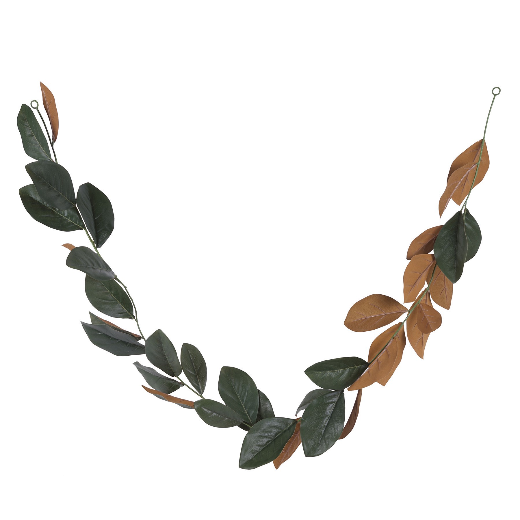 slide 3 of 3, 6ft. Magnolia Leaf Garland By Ashland, 6 ft