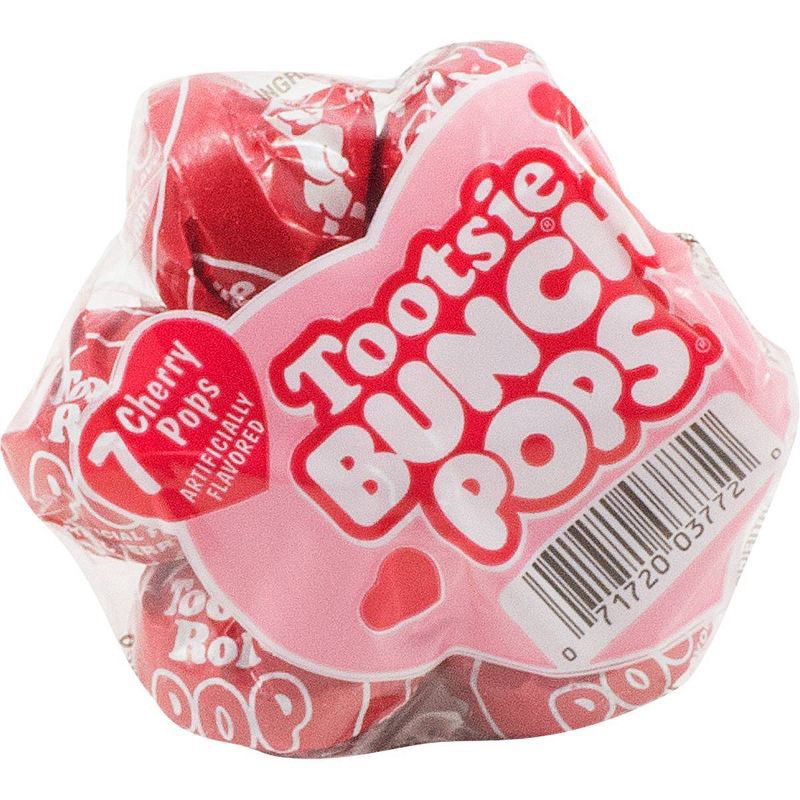 slide 2 of 3, Tootsie Roll Valentine Bunch Pops, 7 ct; 3.15 oz