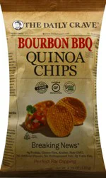 The Daily Crave Quinoa Chips, Bourbon BBQ Flavored