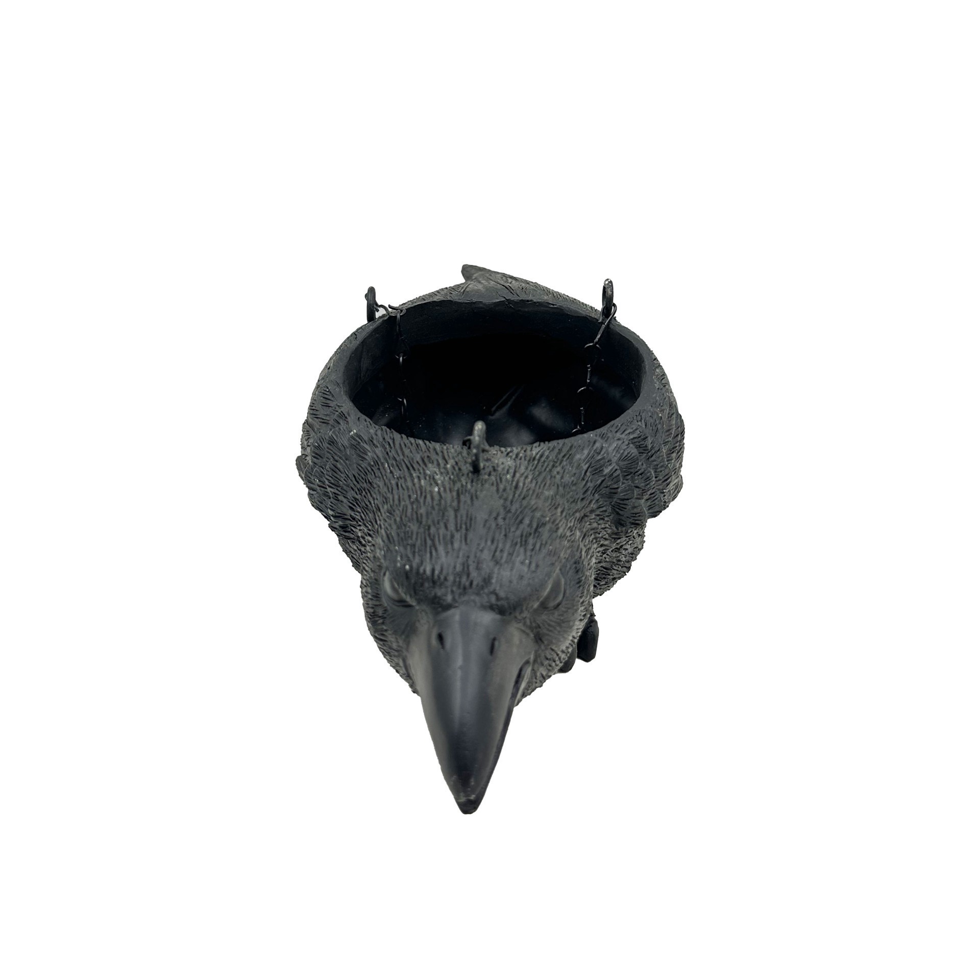 slide 2 of 4, 11.5" Black Crow Hanging Planter By Ashland, 4.6 in x 4 in x 11.5 in