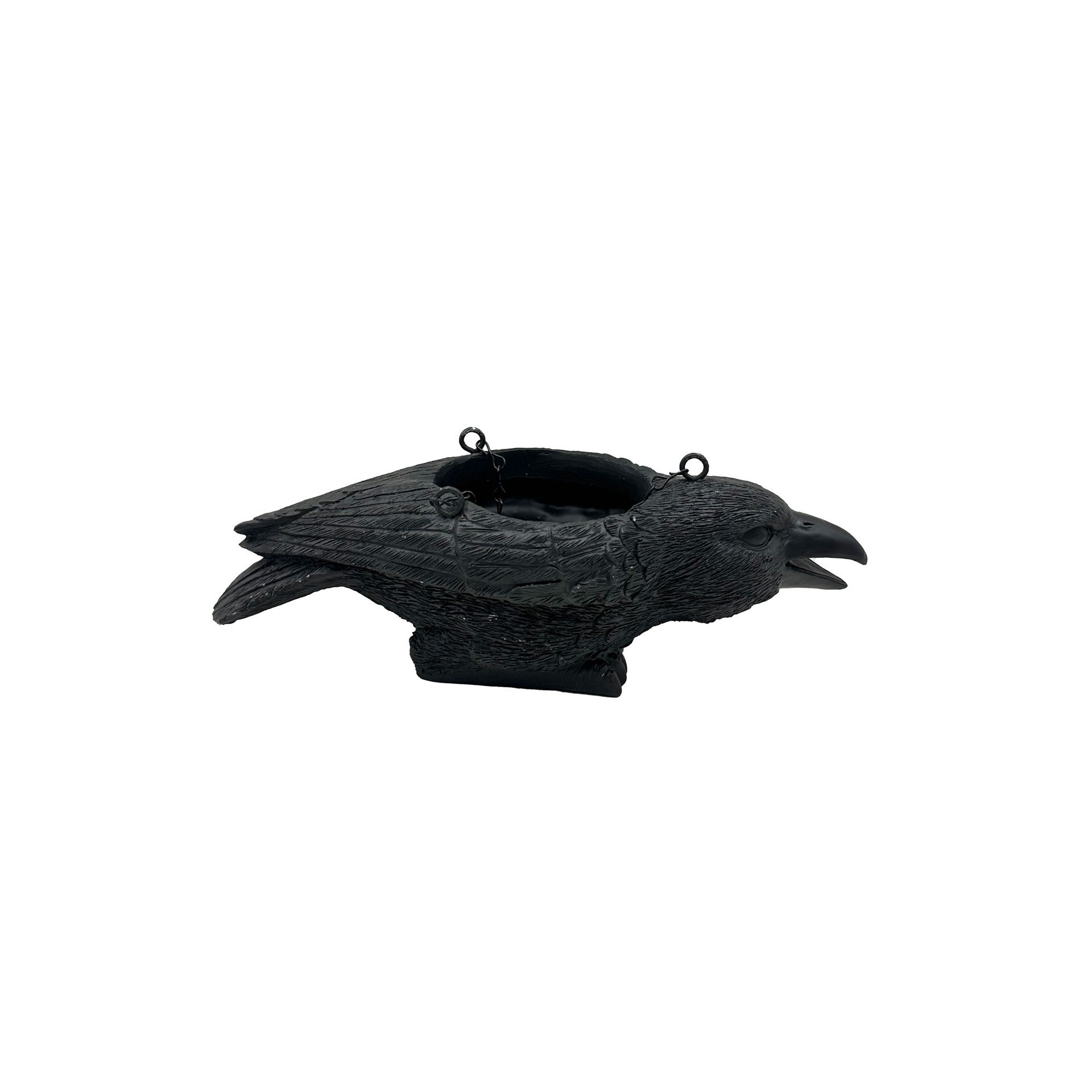 slide 3 of 4, 11.5" Black Crow Hanging Planter By Ashland, 4.6 in x 4 in x 11.5 in