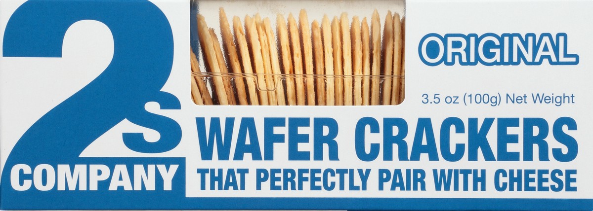 slide 1 of 1, 2S Company Original Wafer Crackers 3.5Oz, 3.5 oz