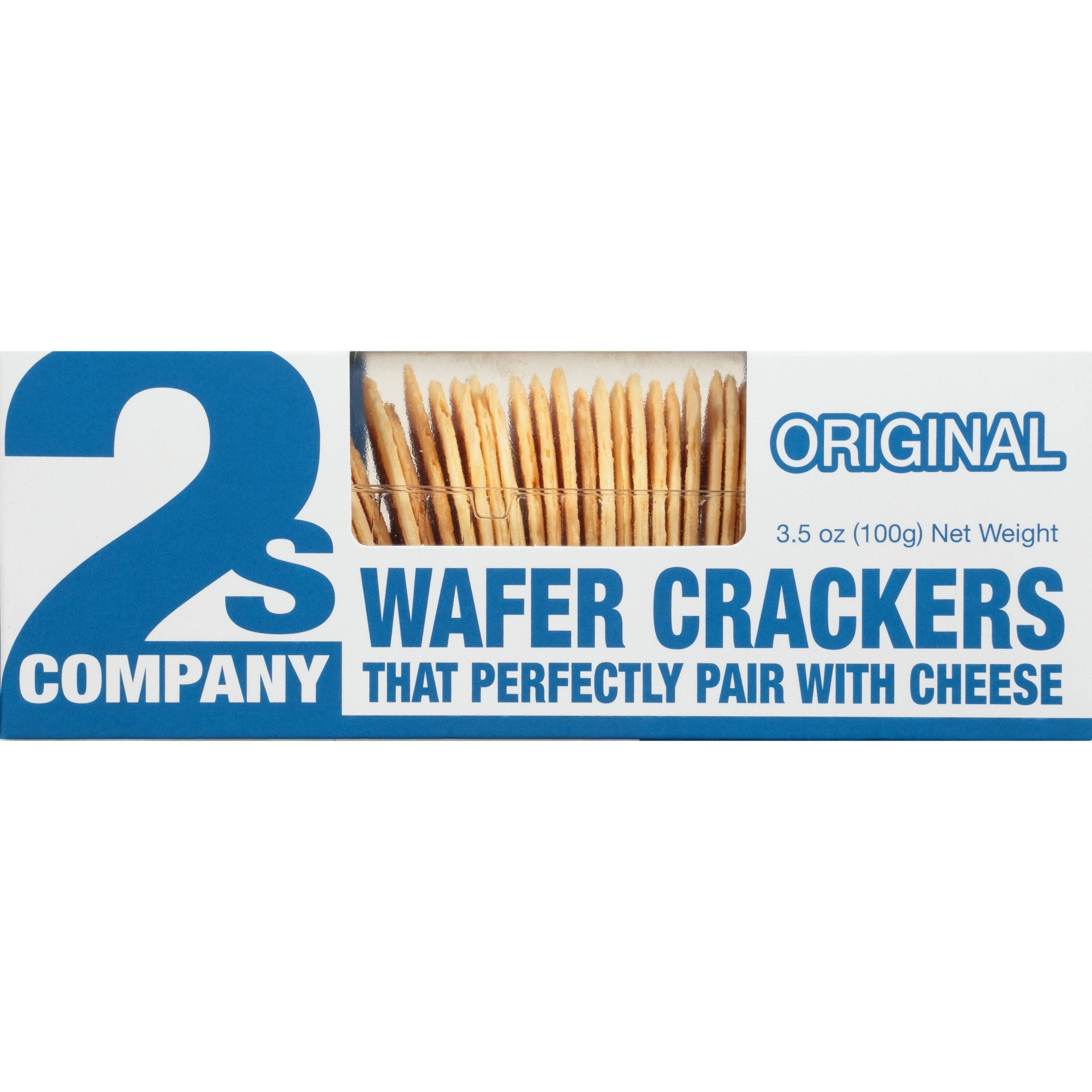 slide 1 of 1, 2s Company Original Wafer Crackers, 3.5 oz
