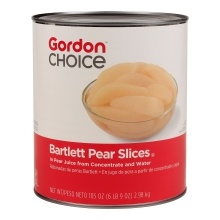 slide 1 of 1, GFS Sliced Bartlett Pears, 106 oz