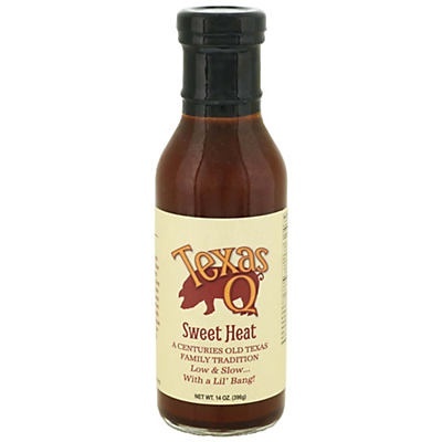 slide 1 of 1, Texas Q Sweet Heat BBQ Sauce, 14 oz