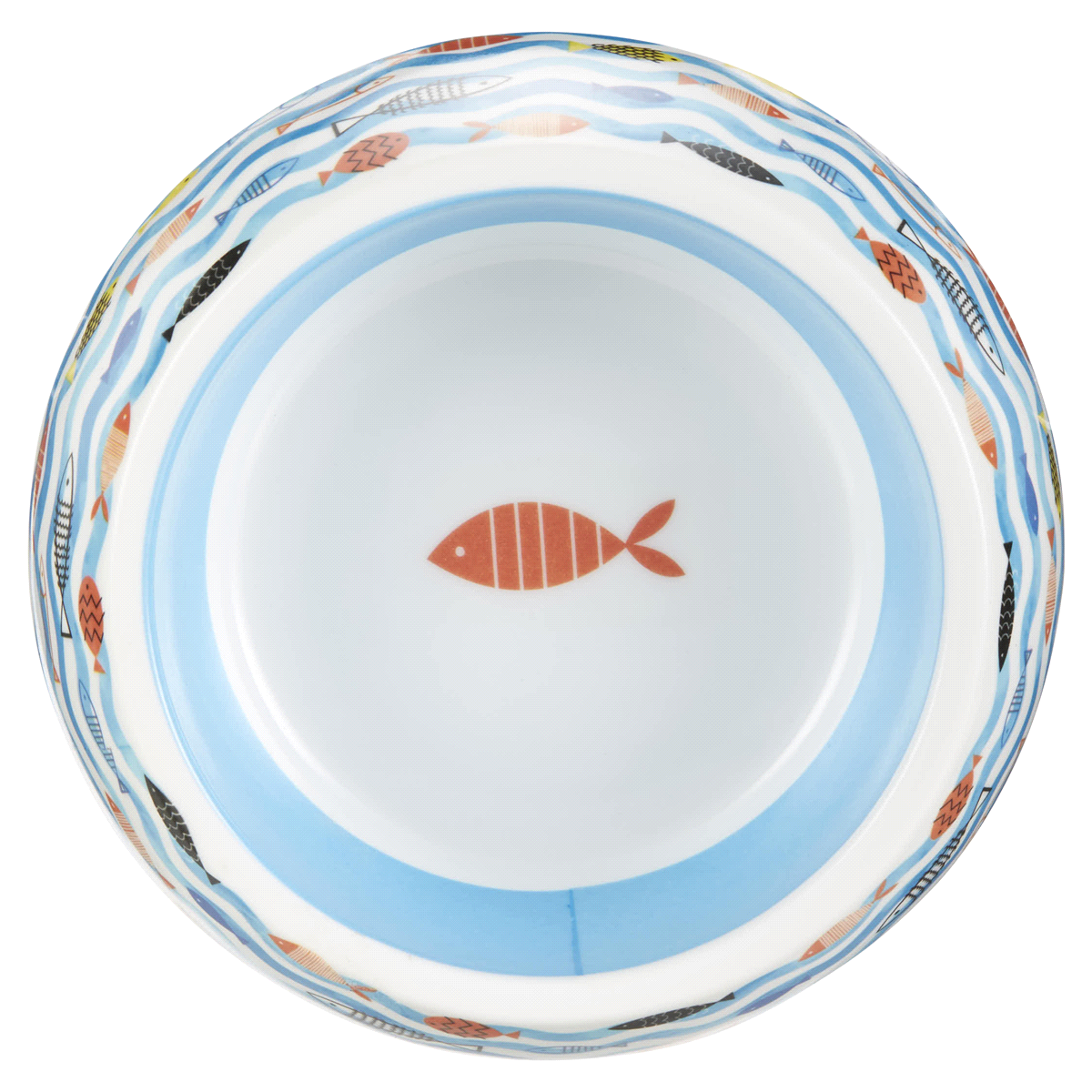 slide 1 of 29, Meijer Fish Print Cat Bowl, 7.6 oz