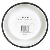 slide 19 of 29, Meijer Fish Print Cat Bowl, 7.6 oz