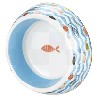 slide 7 of 29, Meijer Fish Print Cat Bowl, 7.6 oz