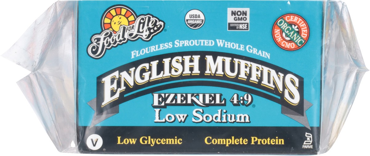 slide 8 of 9, Ezekiel 4:9 Low Sodium English Muffins 6 ea, 6 ct