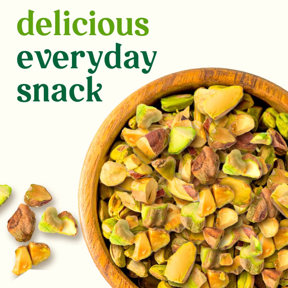 slide 2 of 4, Simple Truth Raw Pistachio Halves & Pieces, 8 oz