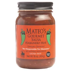 Mateo's Gourmet Salsa Habanero Hot, Extra Hot