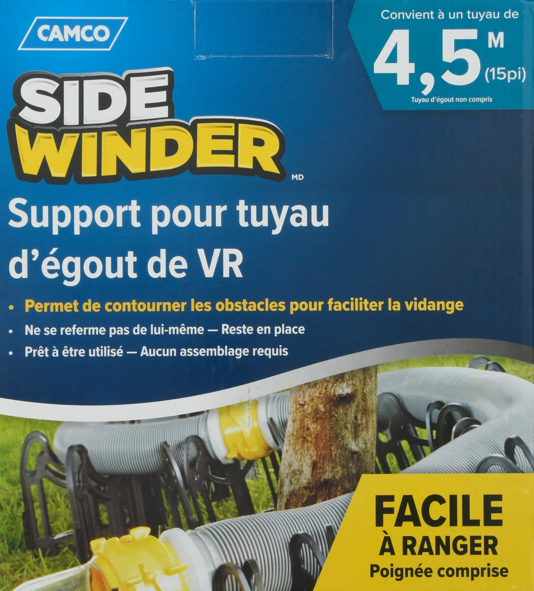 slide 5 of 9, Camco Sidewinder RV Sewer Hose Support 1 ea, 1 ct