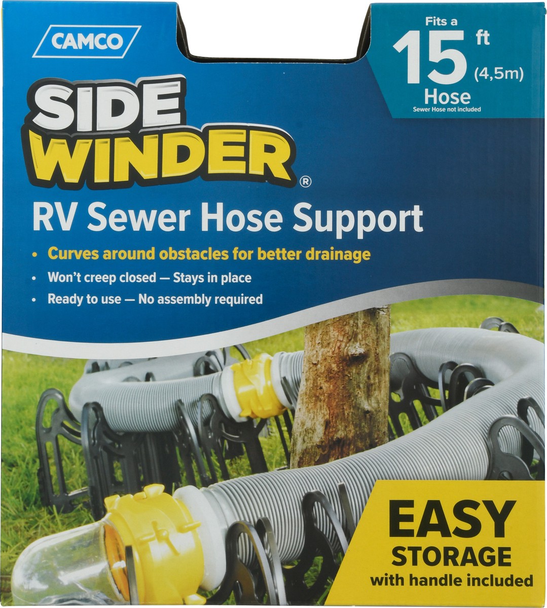 slide 7 of 9, Camco Sidewinder RV Sewer Hose Support 1 ea, 1 ct