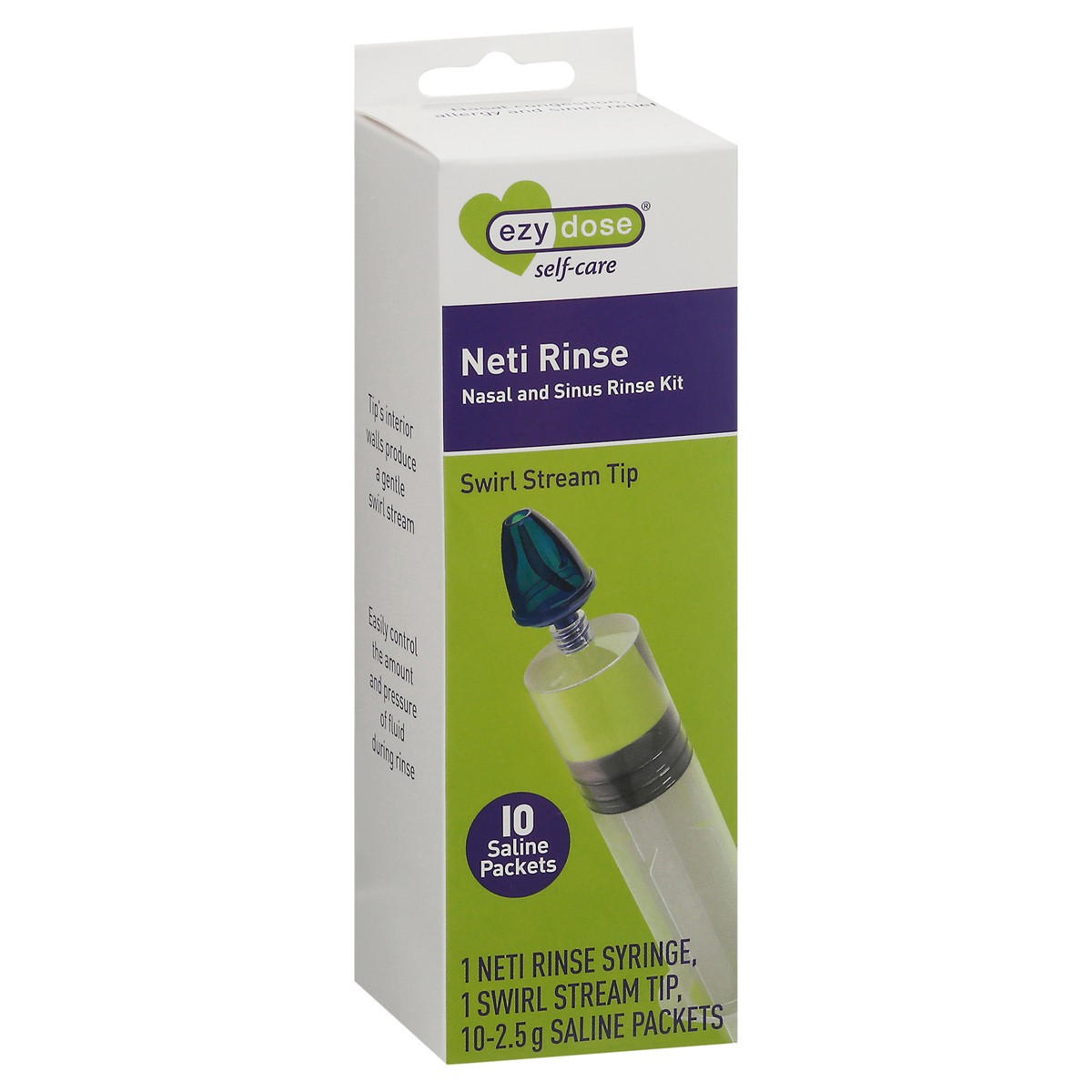 slide 5 of 9, EZY Dose Self-Care Neti Rinse Nasal And Sinus Rinse Kit 12 1 ea Box, 1 ct