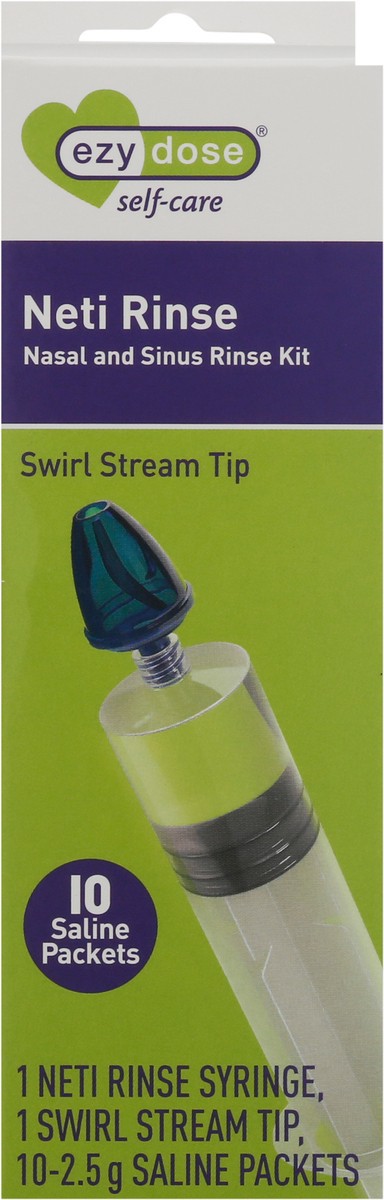 slide 6 of 9, EZY Dose Self-Care Neti Rinse Nasal And Sinus Rinse Kit 12 1 ea Box, 1 ct