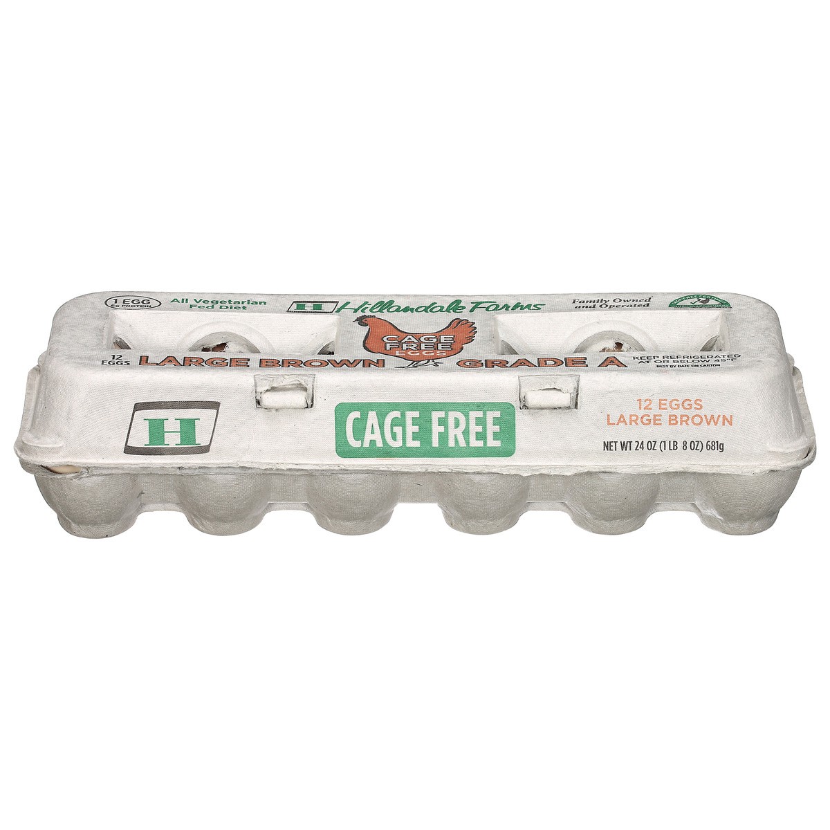 slide 1 of 13, Hillandale Farms Mission Mountain Organic Extra Large Eggs, 1 doz