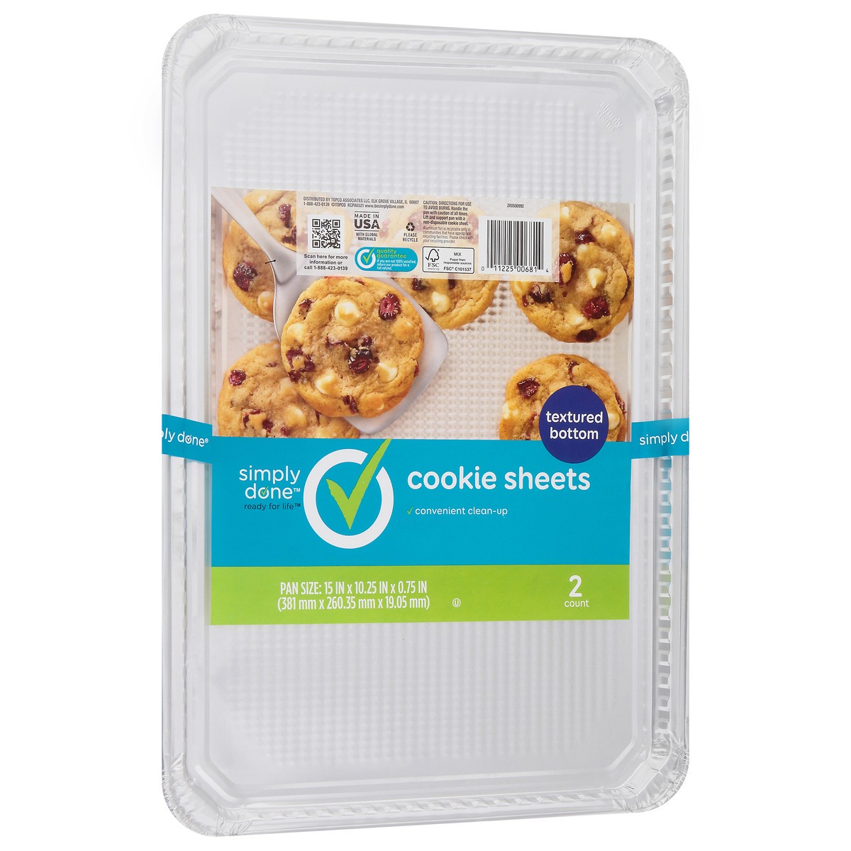 slide 6 of 9, Simply Done Cookie Sheets Standard Size 2 ea, 2 ct