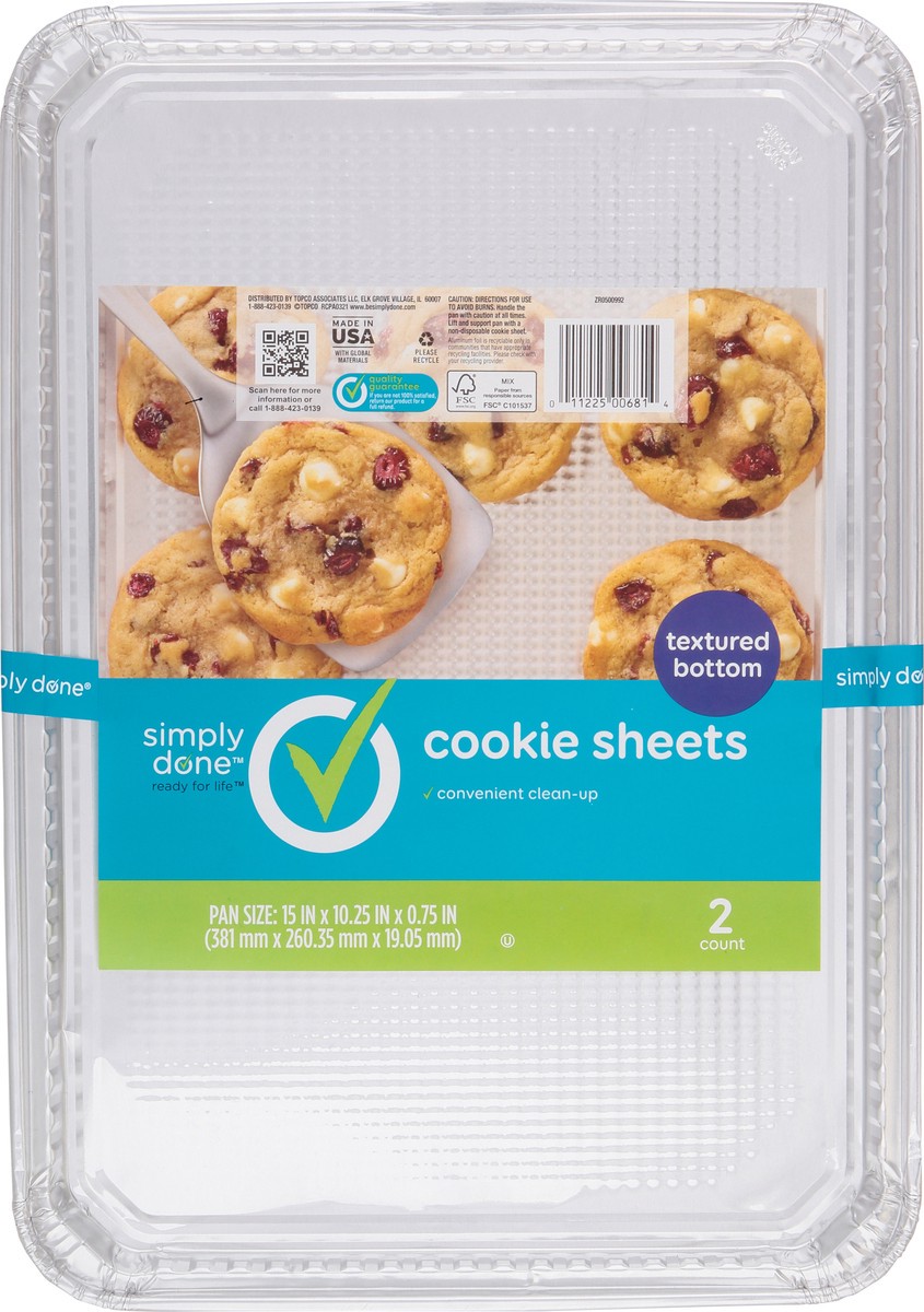slide 4 of 9, Simply Done Cookie Sheets Standard Size 2 ea, 2 ct