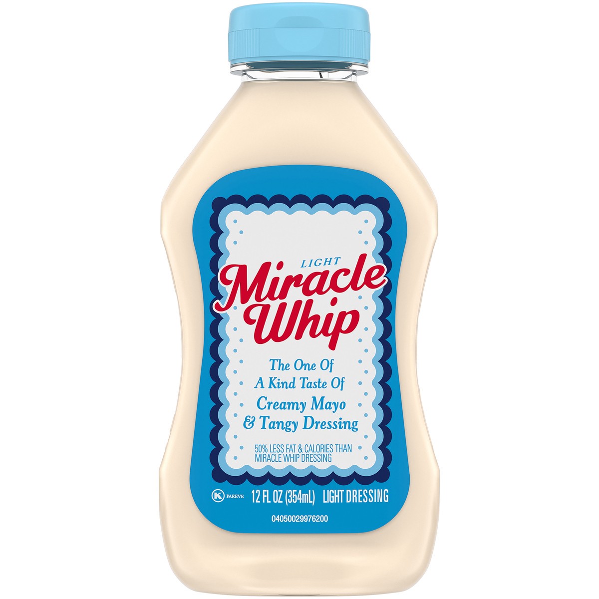 slide 13 of 14, Miracle Whip Light Dressing, 12 fl oz Squeeze Bottle, 12 fl oz