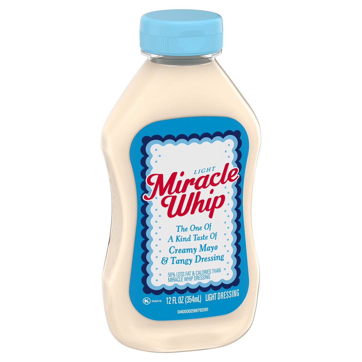 slide 8 of 14, Miracle Whip Light Dressing, 12 fl oz Squeeze Bottle, 12 fl oz