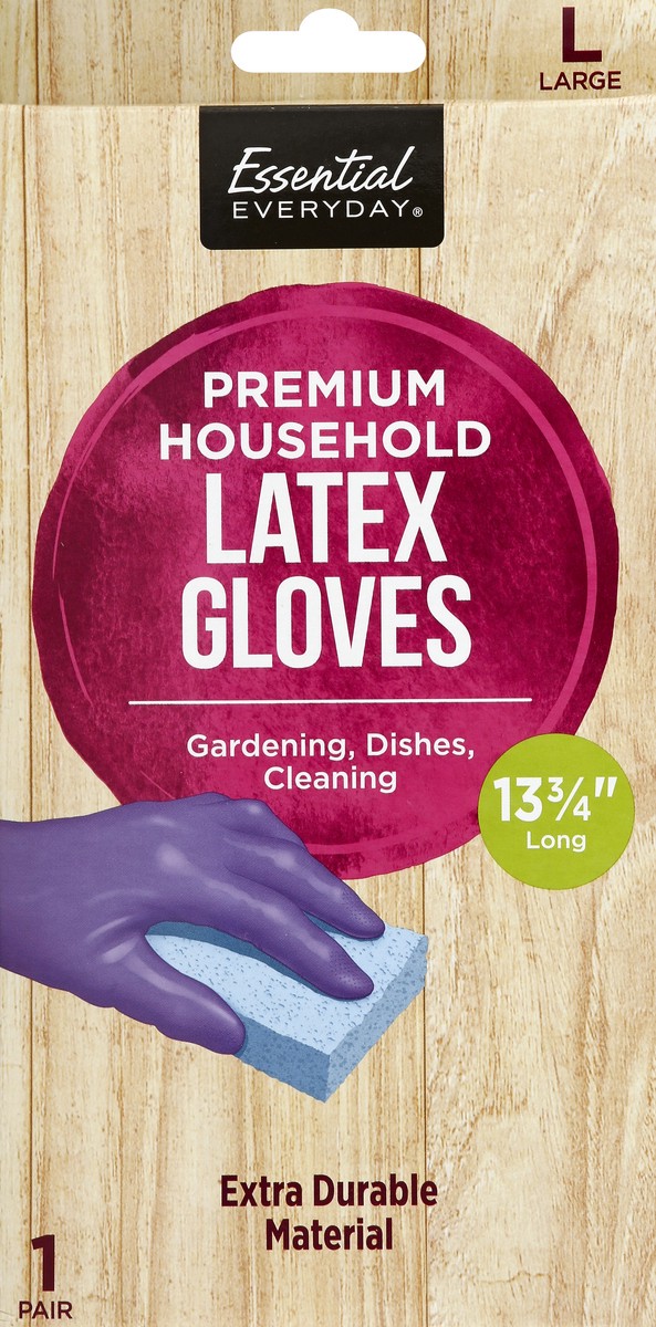 slide 4 of 6, Essential Everyday Ee Household Glove Premium Large, 1 ct