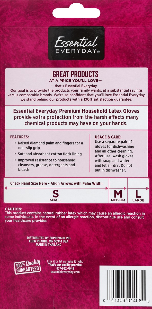 slide 6 of 6, Essential Everyday Ee Household Glove Premium Large, 1 ct