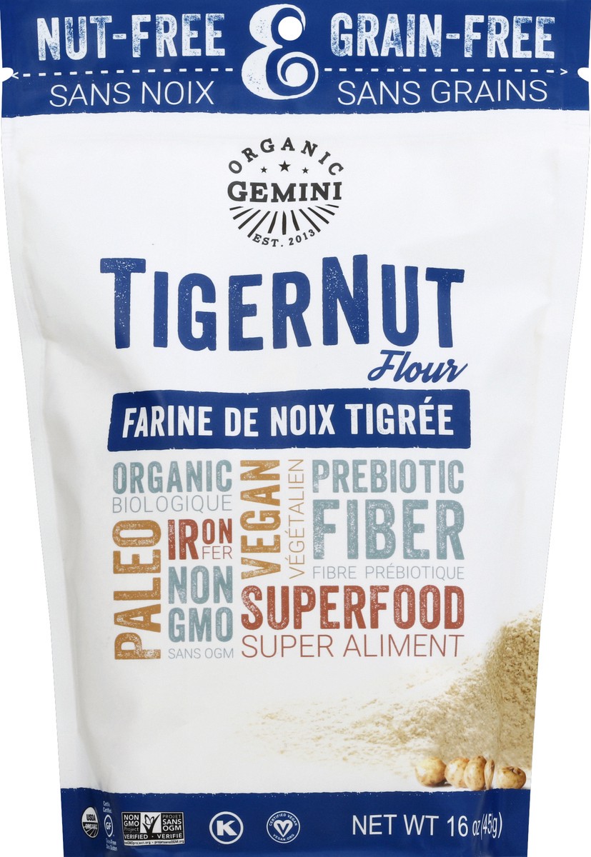 slide 2 of 2, Organic Gemini Flour Tigernut, 16 oz