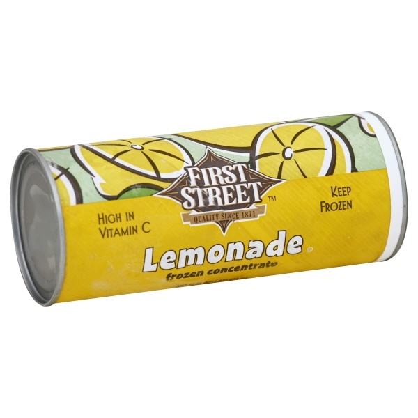 slide 1 of 1, First Street Lemonade - 16 oz, 16 oz