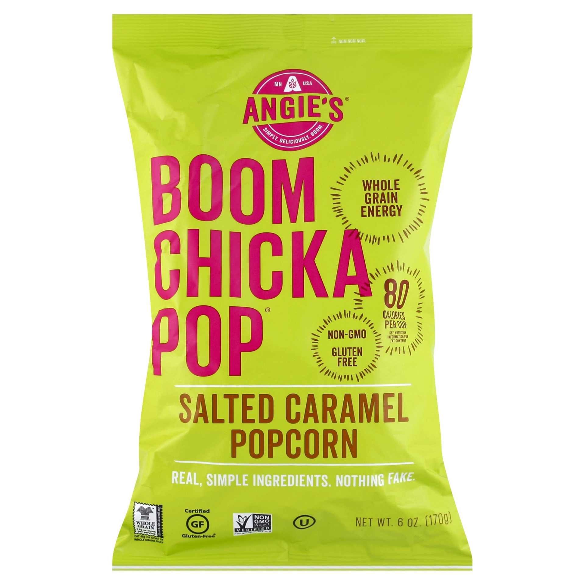 slide 1 of 18, Angie's Boom Chicka Pop Salted Caramel Popcorn, 6 oz