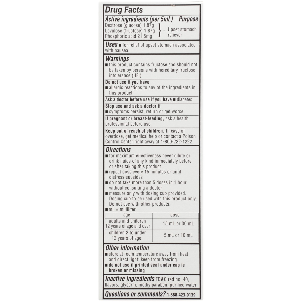 slide 7 of 9, TopCare Anti-Nausea Liquid, Cherry, 4 fl oz